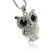 Crystal Owl Pendant Necklace Fashion Jewelry