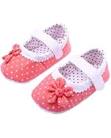 Exdream Baby Girls Infant Polka Dot Soft Sole Prewalker Shoes