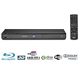 Sharp BD-HP35S Blu Ray Player (3D, DivX, DivX HD, Upscaler 1080p, USB) schwarz