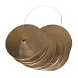 Nickeled Brass Jingles, 10 Count