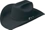 Bailey Western Pro 5X Hat Black/7 3/4