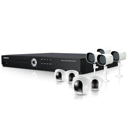 Samsung Security System Kit SDE 5001N 16 Channel 1TB DVR w 8