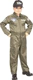 Air Force Fighter Pilot Costume: Boy's Size 8-10