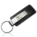 Ford Mustang Black Leather Key Chain
