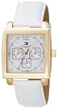 Tommy Hilfiger Women's White Leather Strap Watch