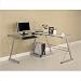 Walker Edison D51L29 - 3-Piece Contemporary Desk