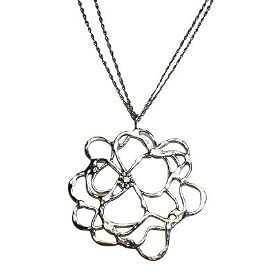 Peony Necklace With Champagne Diamond
