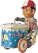 Toys : Ice Cream Vendor Tin Wind Up Toy
