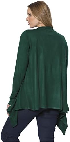 Women's Plus Size Hankie Cardigan