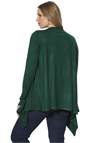 Women's Plus Size Hankie Cardigan