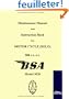 Maintenance Manual and Instruction Book for Motorcycle BSA M20