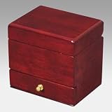 Mahogany Mini Wooden Jewelry Box