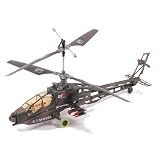 Toys : R/C Apache AH-64 4 Channel Helicopter