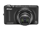 Buy Nikon Coolpix S9200 16MP Digital Camera with 18x Zoom and 1080p Video (Black)