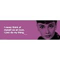 Unframed Posters - Audrey Hepurn "Iphilospophy" (12 x 36")