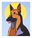 The Good Shepherd Animals Giclee Poster Print by Miss Linda, 16x20