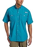 Columbia Sportswear Men's Bahama II Short Sleeve Shirt, Medium, Mariner