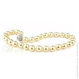 WILLOW PEARLES: *VOYAGEUR 12MM CANARY YELLOW PEARLE NECKLACE - 16"*