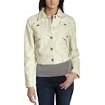 Big Chill Women's Big Chill- Button Front Faux Leather Jacket