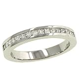 Channel Set Princess Cut Diamond Wedding Band .49cttw