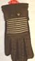 Suede and Microfiber Lined Luxurious Looking One Size Brown Ski Gloves for Women