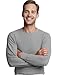 Hanes X-Temp 25439 Mens X-Temp Thermal Crew Size Extra Large - Heather Grey