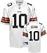 Brady Quinn Jersey: Reebok White Replica #10 Cleveland Browns Jersey