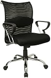 Mid-Back Manager's Chair w Mesh Back & Padded Mesh Seat