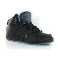 Osiris NYC 83 Black Black Leather Mens Trainers