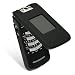Black Premium Silicone Skin Case Cell Phone Protector for BlackBerry Pearl Flip 8220