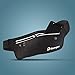 Running Belt - Comfortable Black Workout Waist Fanny Pack-Keep Your Keys & Cellphone While Exercising -Fits iPhone 6 Plus, Samsung Galaxy Note, S6 -Water Resistant -Best Pouch for Men & Women Runners