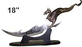 Dragon Sword Dagger Knife w/ Plaque