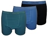 Calvin Klein 3 Pack Trunk (Medium, Black Blue & Green)