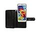 xhorizon Wallet Folio Case for Samsung Galaxy S5 i9600 - Black