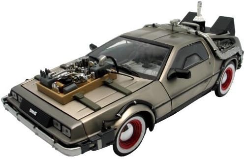 DeLorean 1:18 1982 DeLorean Back To The Future III Model Diecast Car by Toy Wonders