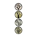Lisa Congdon Vintage Trees Clicks Magnet Set - 4pk
