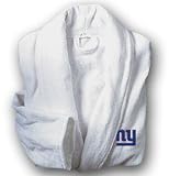 McArthur Sports New York Giants Team Logo Embroidered Bath Robe One Size Fits Most