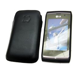 LG GC900 Viewty Smart Etui Leder Tasche Original Suncase Produkt (Schwarz)