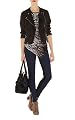 Animal Print Jersey Mixed T-Shirt