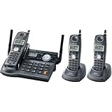 Panasonic KX TG5673PK - Cordless phone w/ call waiting caller ID & answering system - 5.8 GHz + 2 additional handset(s)