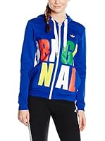 adidas Sudadera con Cierre Veste Orig Hood Tt (Azul)