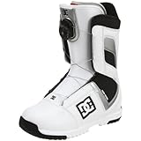 DC Men's Super Park 11 Boa Snowboard Boot,White/Black,9 M US