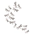 Umbra Wallflutter Wall Décor, Set of 20, Brushed Nickel