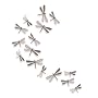 Umbra Set of 20 Wallflutters, Dragonfly Wall Art, Brushed Nickel