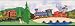 Wallpaper Border Animal Train Circus Express