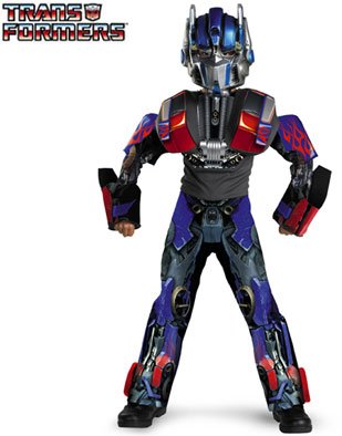 Child Deluxe Transformers 3-D Optimus Prime Costume - Medium