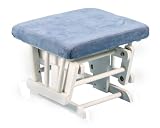 Stork Craft Matching Ottoman in White
