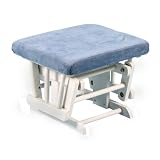 Stork Craft Matching Ottoman in White by Stork Craft