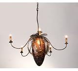 36W Tiffany Pinecone Chandelier