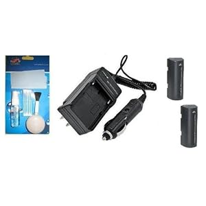 Multipack (2 Count): Superior Quality Replacement Battery PLUS Mini Battery Travel Charger for... by 